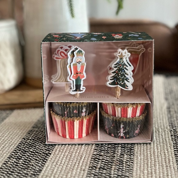 Rifle Paper Co. Other - Rifle Paper co. Nutcracker Cupcake kit New in box